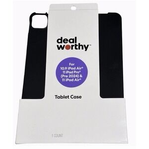 Deal Worthy Black Tablet Case for iPad Air & iPad Pro 11 AAB1-32 NEW